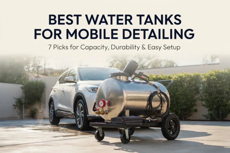 Best Water Tanks for Mobile Detailing